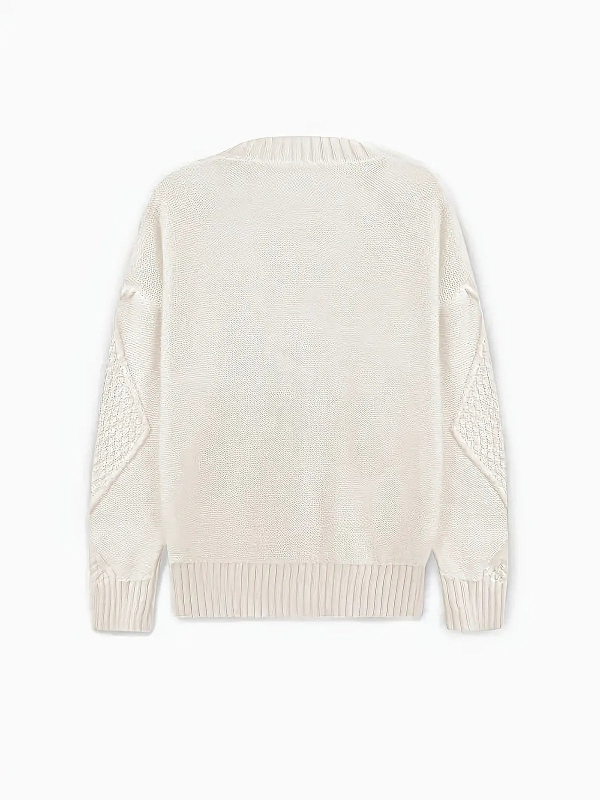 Women's Cable Knit Button Cardigan Relaxed Fit-Women’s Cardigans-Bellmaren-Pink-S-My Store