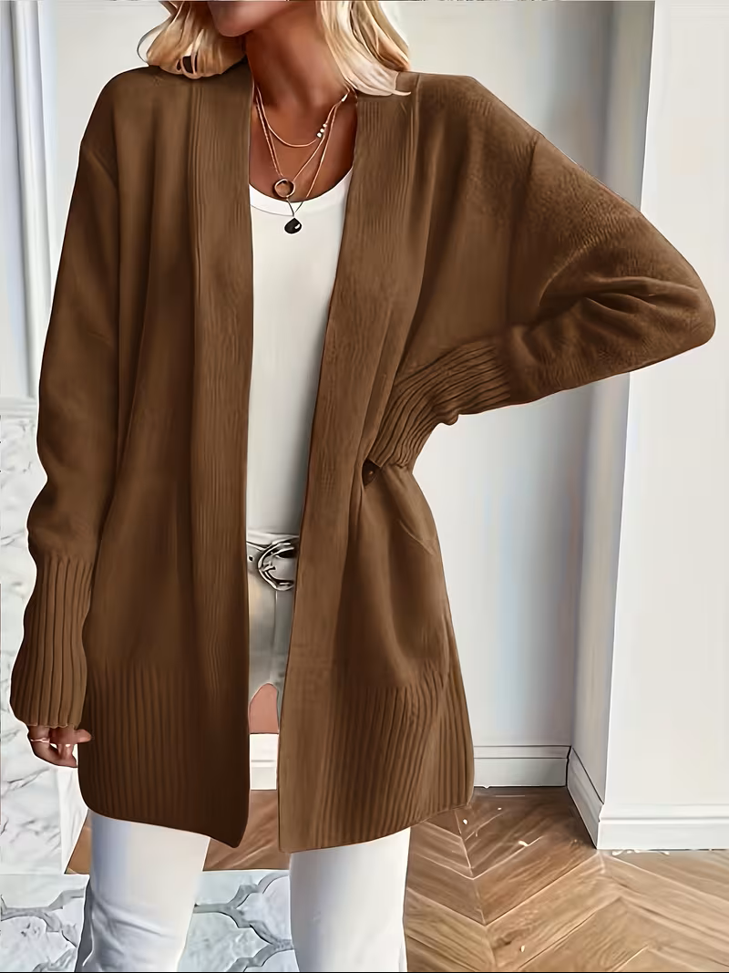 Deanna | Relaxed Open-Front Cardigan by My Store