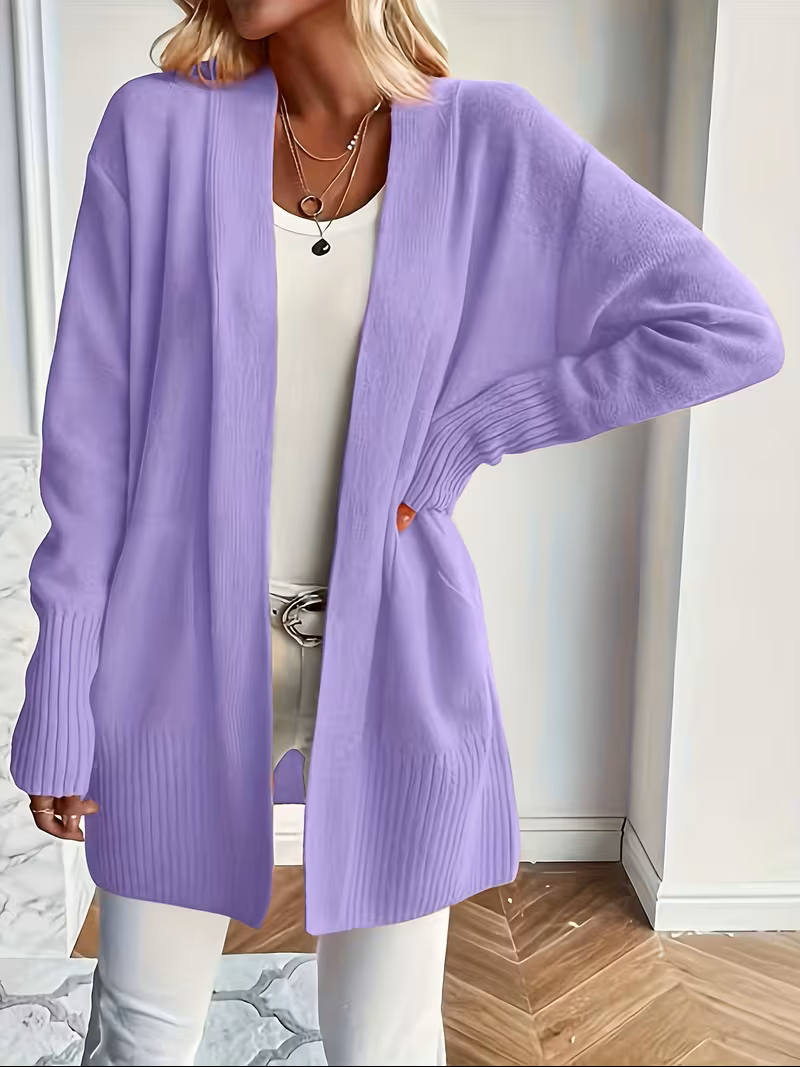 Deanna | Relaxed Open-Front Cardigan by My Store
