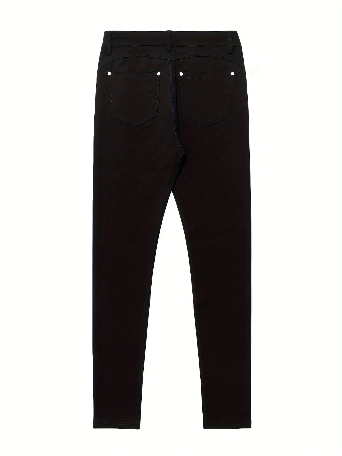 Women's High-Waist Skinny Jeans with Gentle Stretch-Women's Jeans-Bellmaren-Black-S-My Store