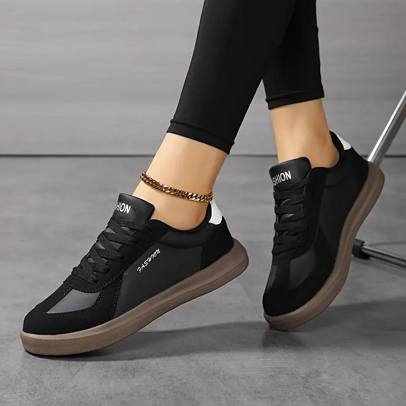 Frances | Everyday Lace-Up Sneakers by My Store