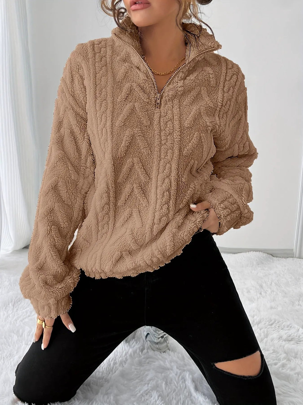 Kristen | Cozy Textured Pullover by My Store