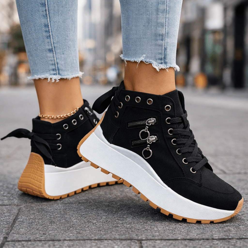 Saylor | Premium High Cut Lace Shoes by Bellmaren