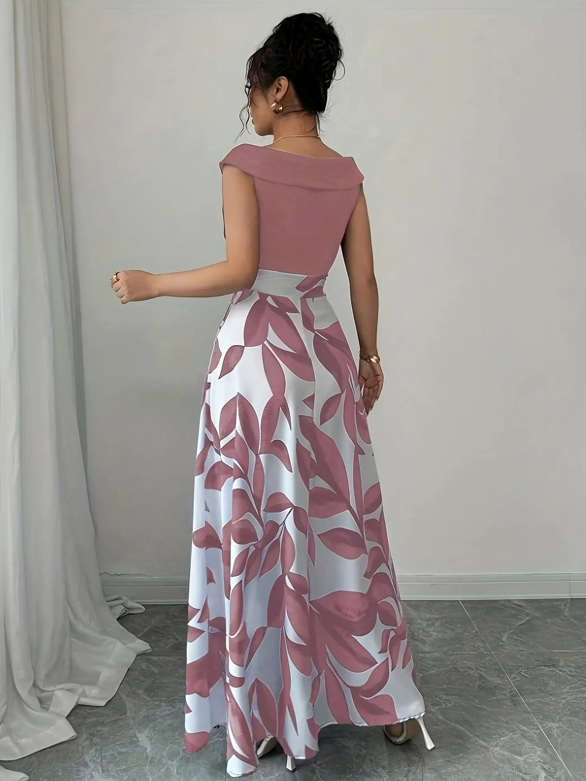 Lucille | Elegant Floral Maxi Dress by My Store