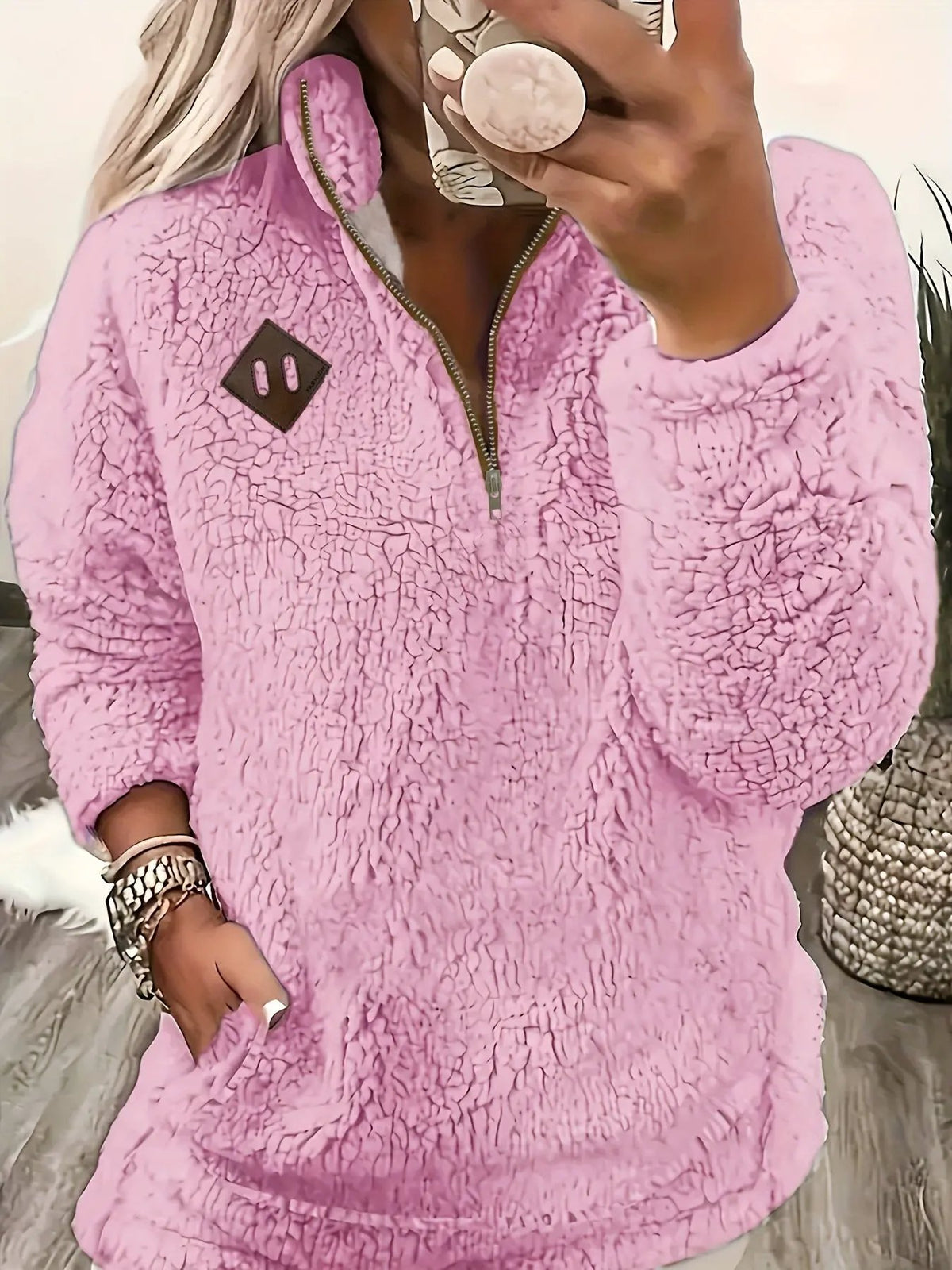 Renee | Cozy Half-Zip Pullover by My Store