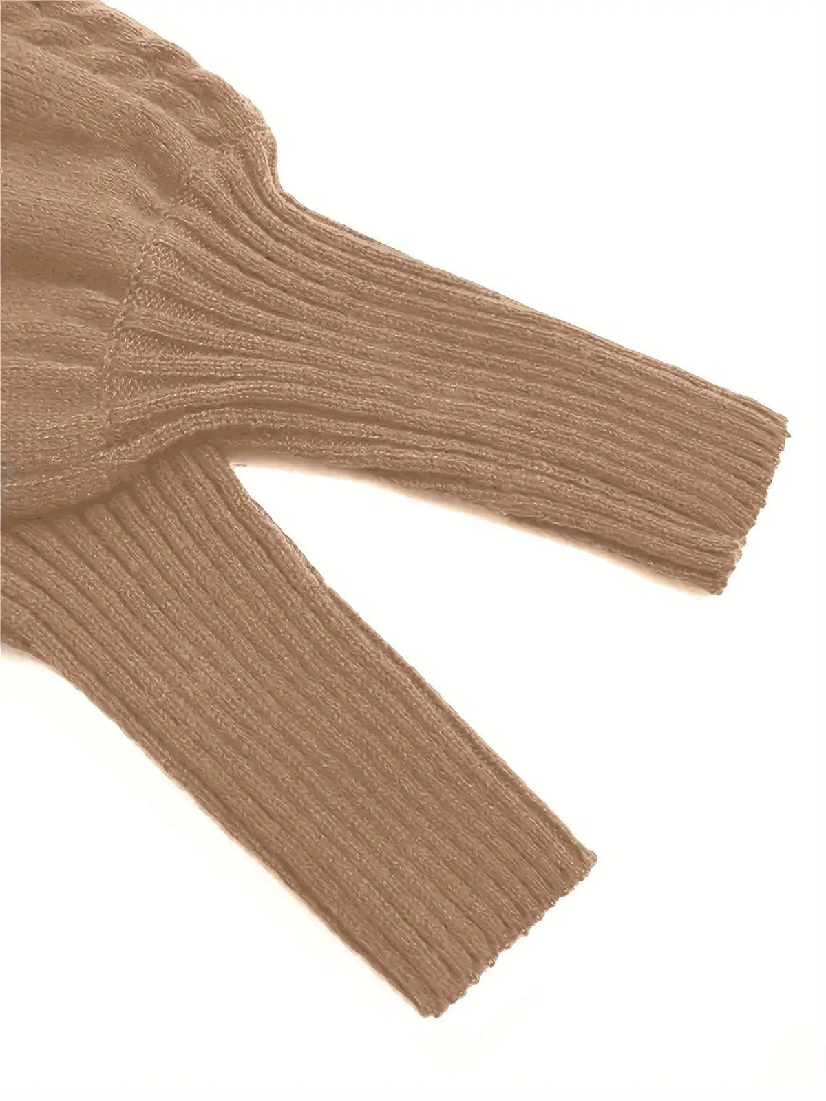 Women's Cable Knit Half Collar Sweater For Layering-Women's Sweaters-Bellmaren-Navy-S-My Store