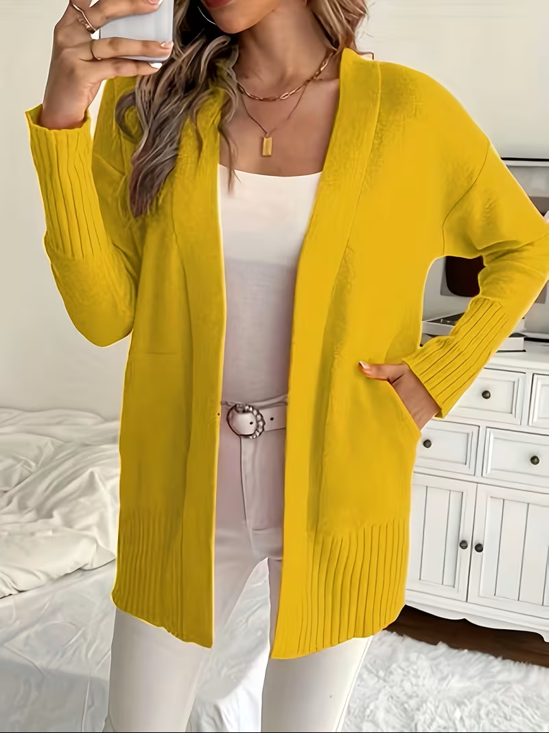 Deanna | Relaxed Open-Front Cardigan by My Store