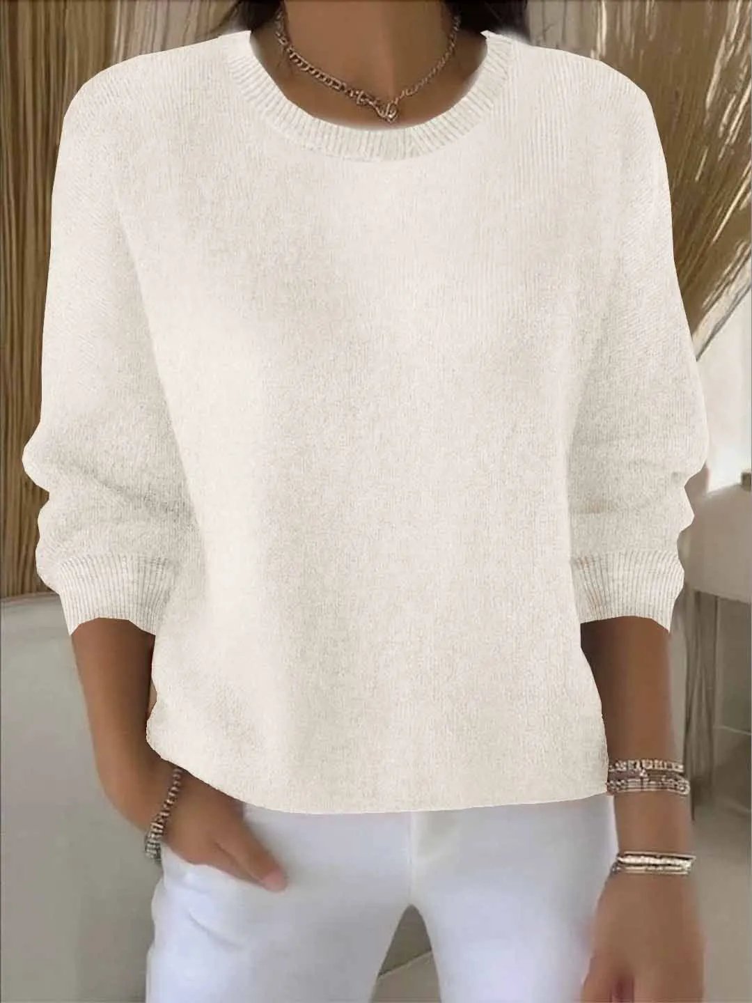 Loretta | Relaxed Everyday Knit Sweater by My Store