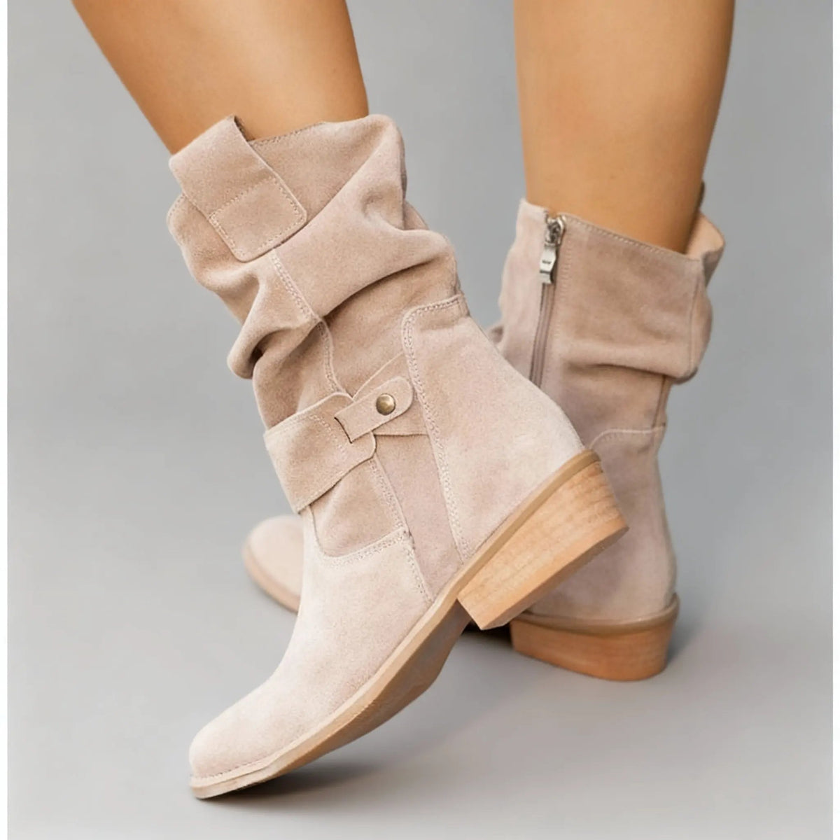 Marlowe | Slouchy Mid-Calf Boots by My Store