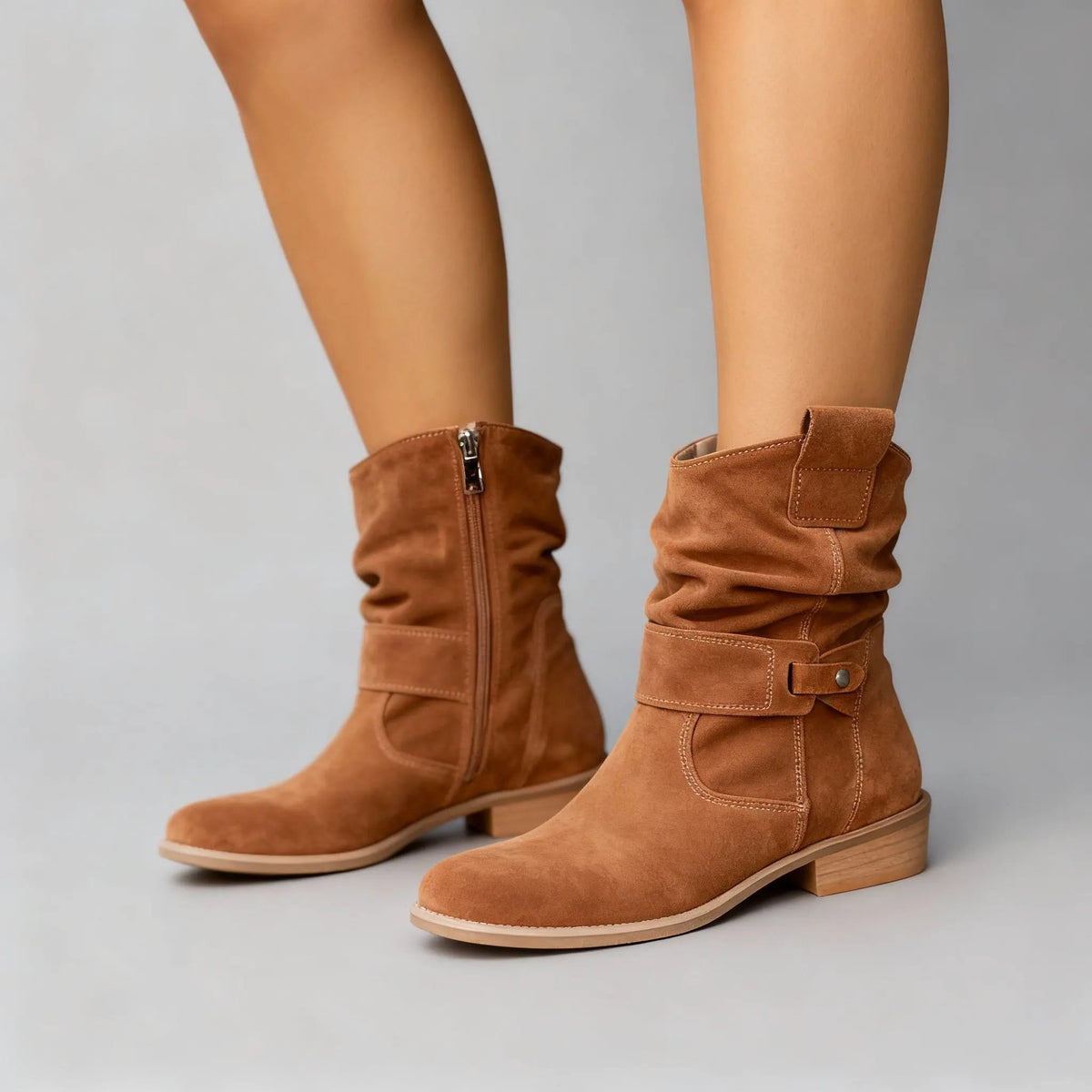 Marlowe | Slouchy Mid-Calf Boots by My Store