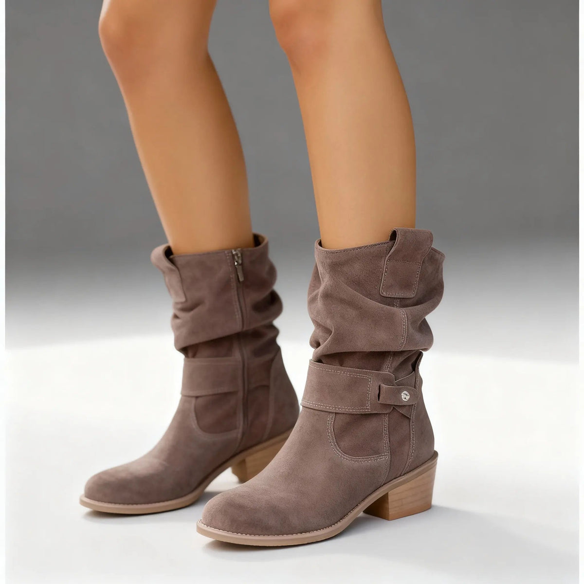 Marlowe | Slouchy Mid-Calf Boots by My Store