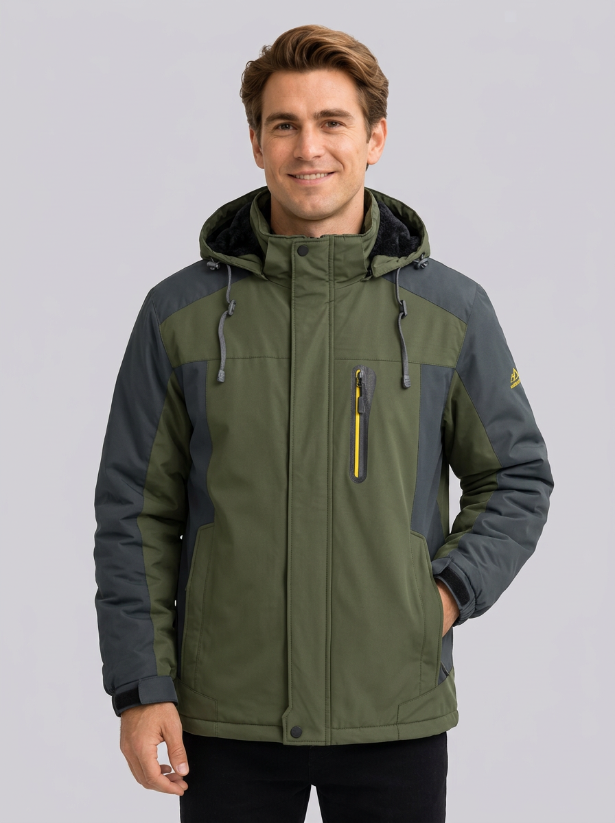 Men's Winter Parka – Waterproof Design & Fleece-Lined Interior