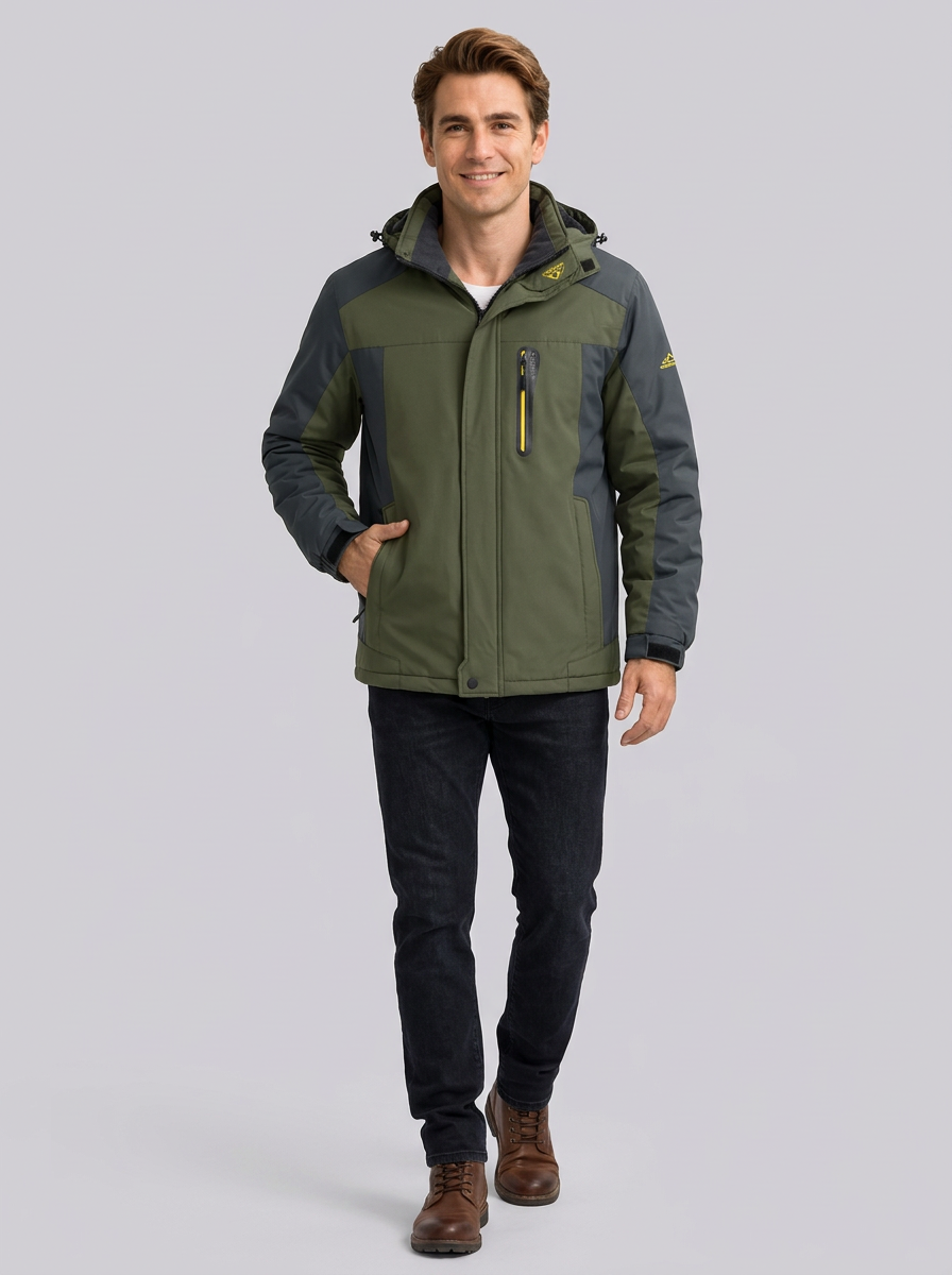 Men's Winter Parka – Waterproof Design & Fleece-Lined Interior