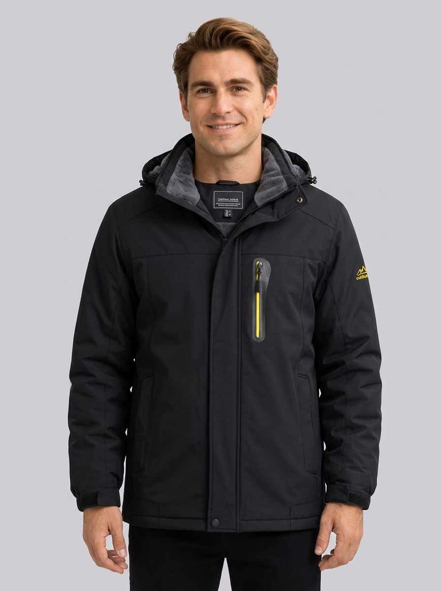 Men's Winter Parka – Waterproof Design & Fleece-Lined Interior