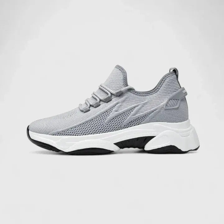 Women's Cushioned Comfort Trainers for Everyday Wear-Women's Sneakers-Bellmaren-Gray-3-My Store