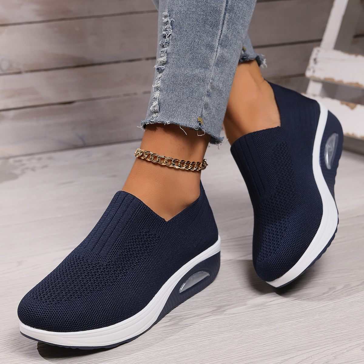 Carmen | Cushioned Slip-On Sneakers by Bellmaren