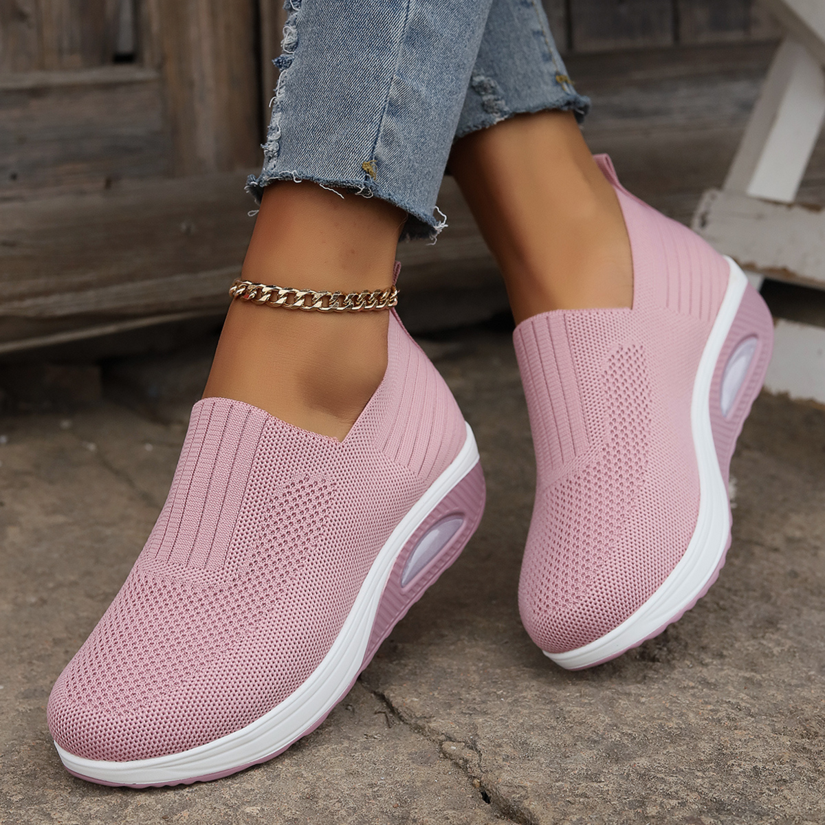 Carmen | Cushioned Slip-On Sneakers by Bellmaren