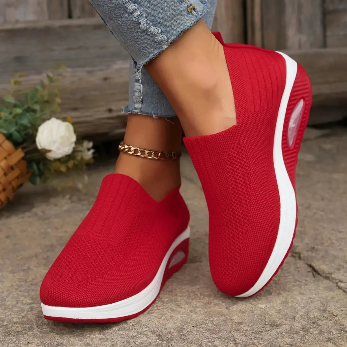 Carmen | Cushioned Slip-On Sneakers by Bellmaren