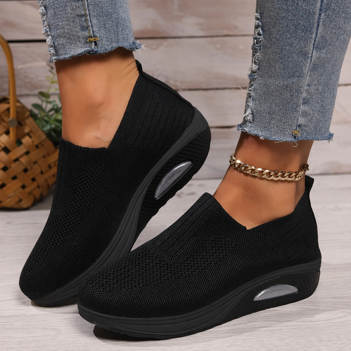 Carmen | Cushioned Slip-On Sneakers by Bellmaren