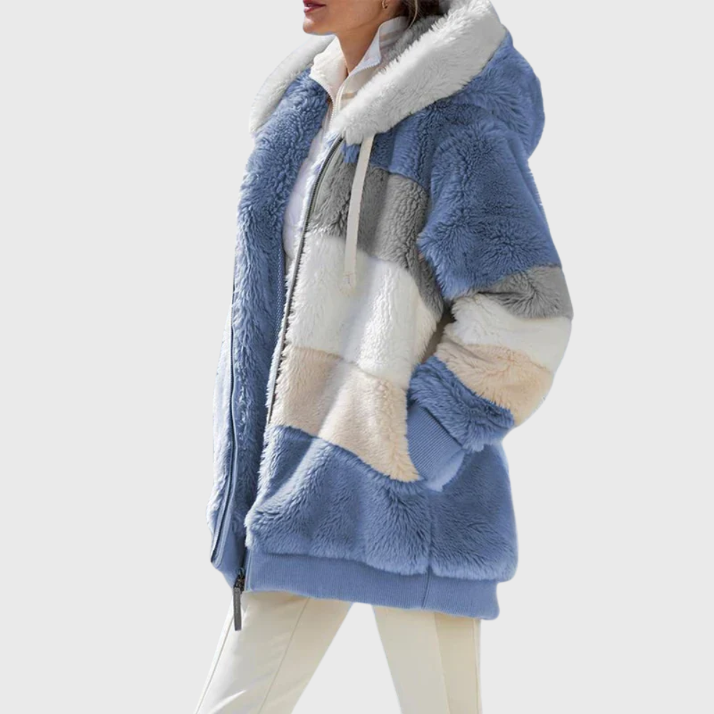 Sofia | Elegant Multicolor Warm Puffer jacket by My Store