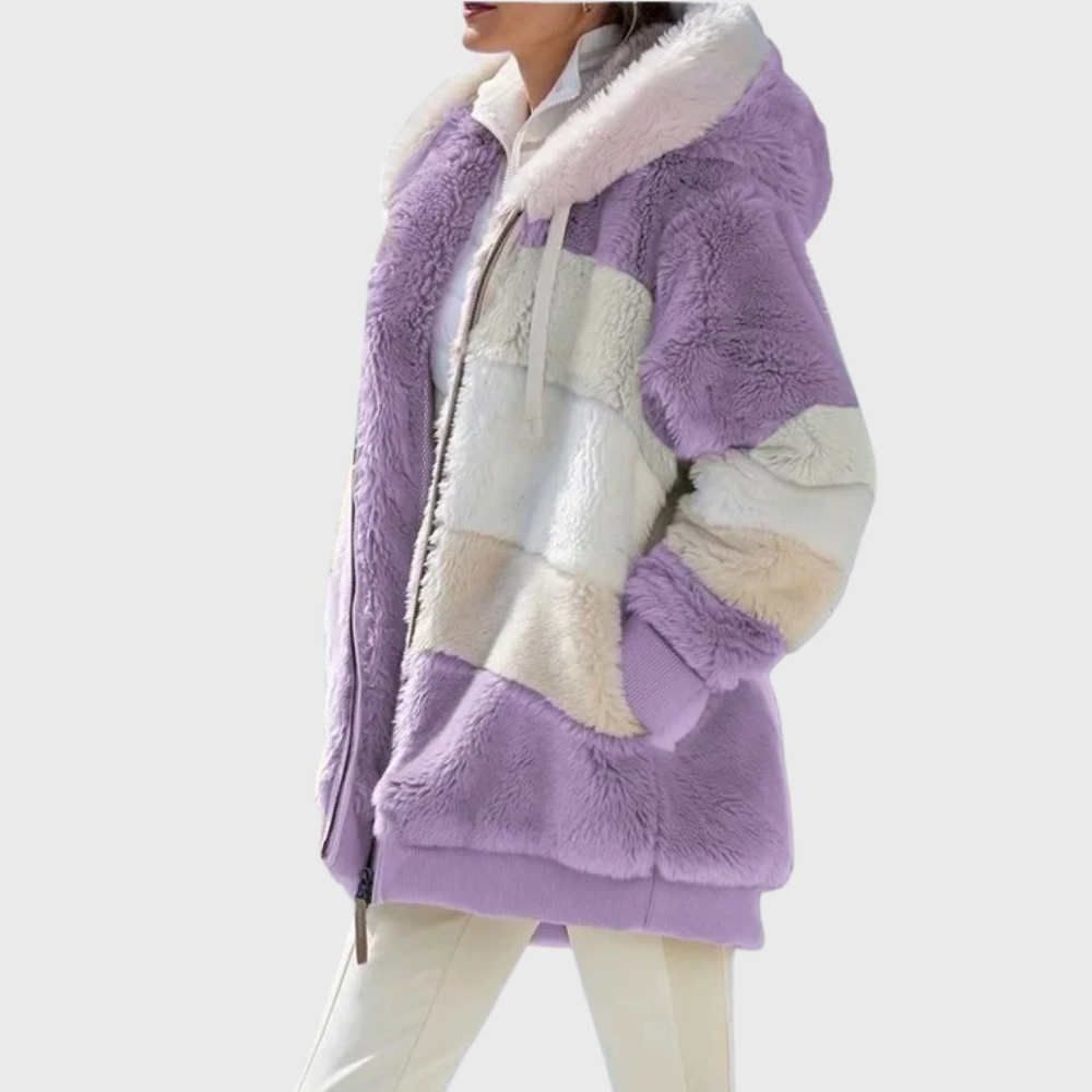 Sofia | Elegant Multicolor Warm Puffer jacket by My Store