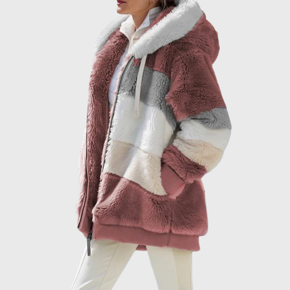 Sofia | Elegant Multicolor Warm Puffer jacket by My Store
