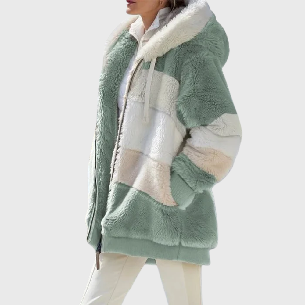 Sofia | Elegant Multicolor Warm Puffer jacket by My Store