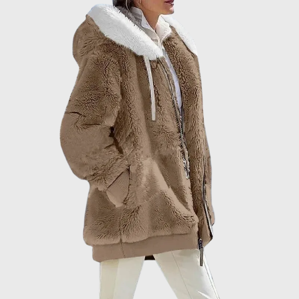 Sofia | Elegant Multicolor Warm Puffer jacket by My Store