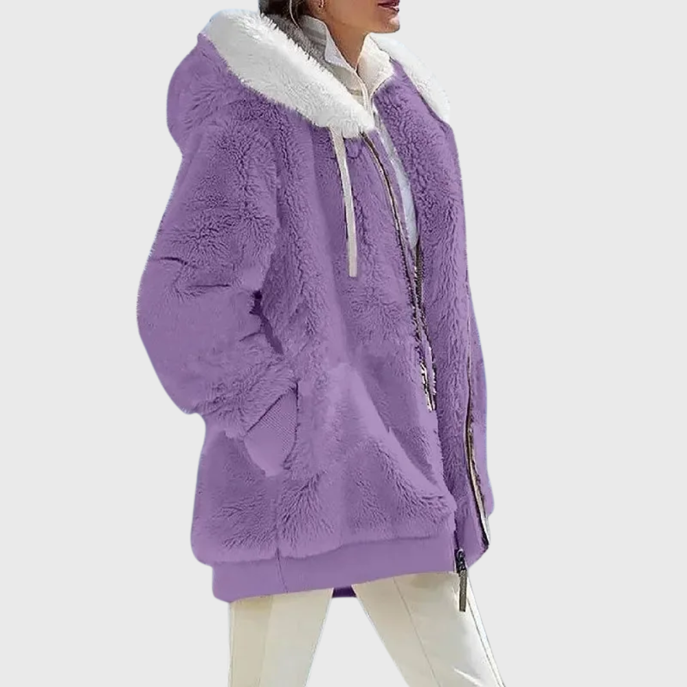 Sofia | Elegant Multicolor Warm Puffer jacket by My Store