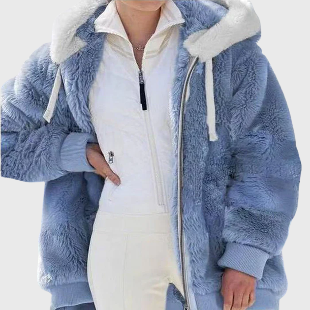 Sofia | Elegant Multicolor Warm Puffer jacket by My Store