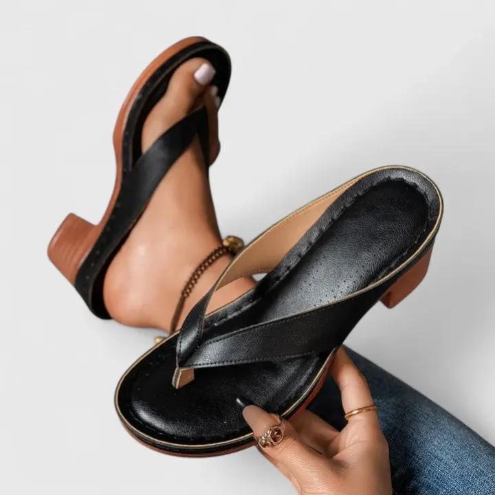 Adrienne | Timeless Block-Heel Sandals by My Store