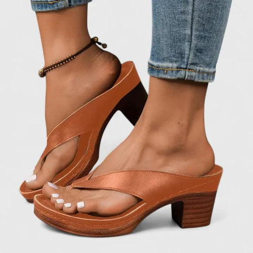 Adrienne | Timeless Block-Heel Sandals by My Store