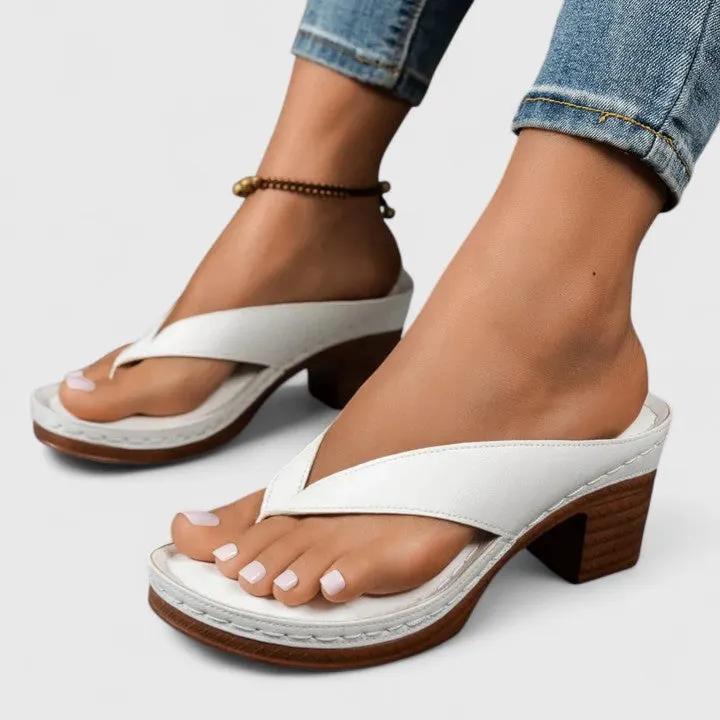 Adrienne | Timeless Block-Heel Sandals by My Store