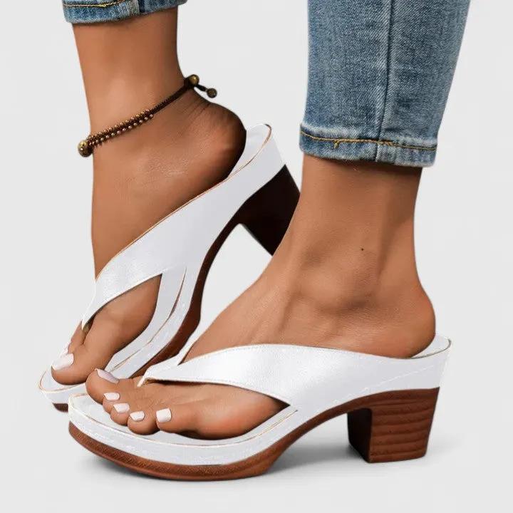 Adrienne | Timeless Block-Heel Sandals by My Store