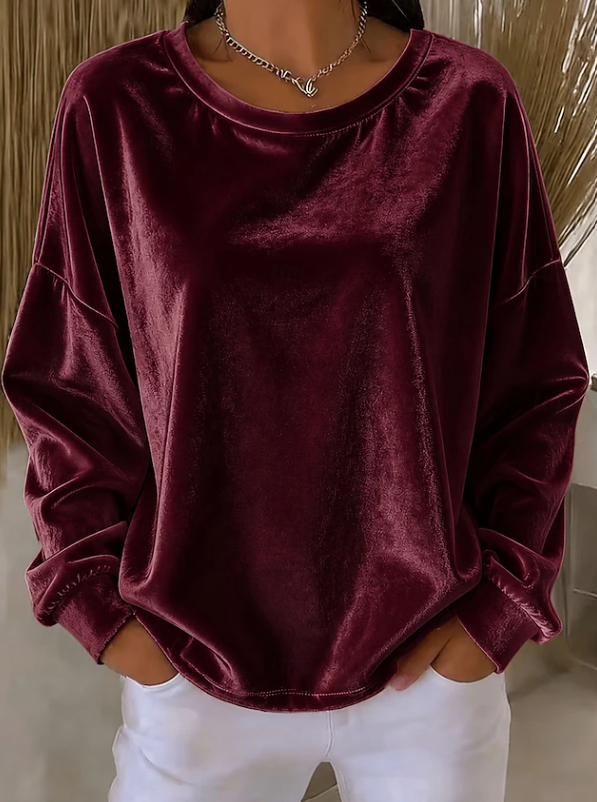 Olivia | Relaxed Long Sleeve Blouse by My Store