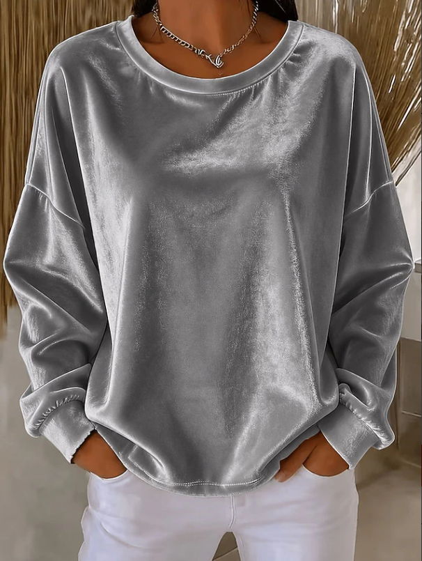 Olivia | Relaxed Long Sleeve Blouse by My Store