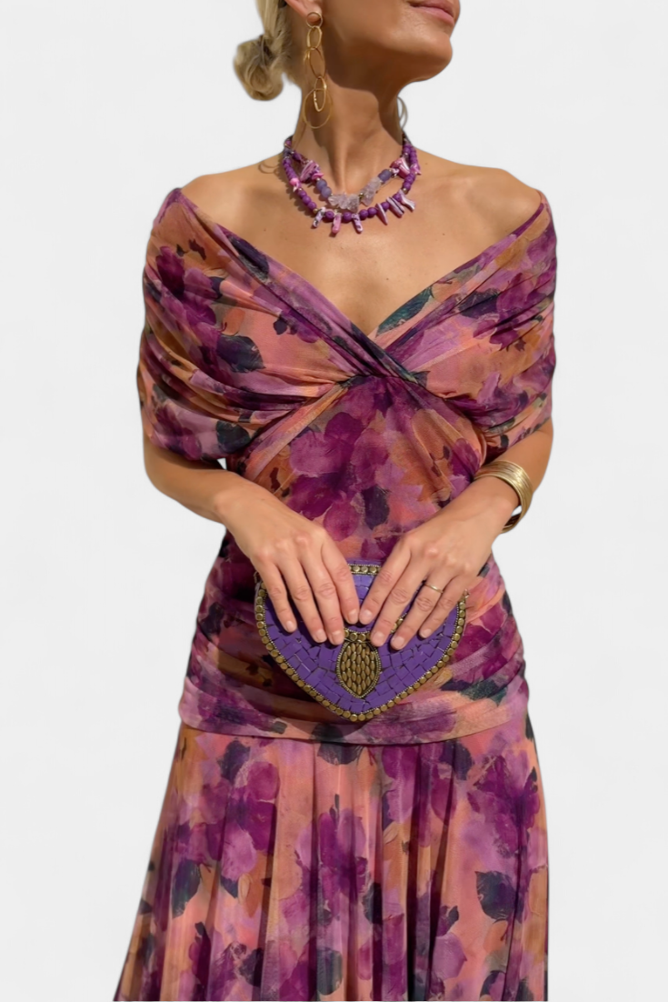 Sophia | Elegant Off-Shoulder Dress by Bellmaren
