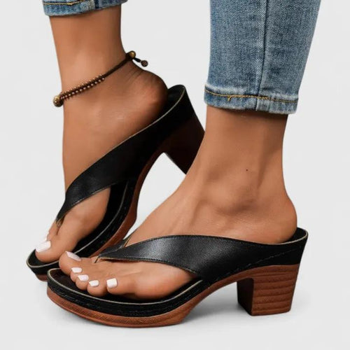 Adrienne | Timeless Block-Heel Sandals by My Store