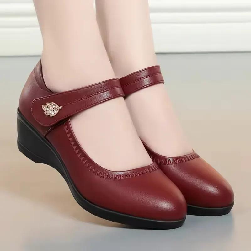 Women's Round Toe Slip On Casual Soft Shoes by Bellmaren