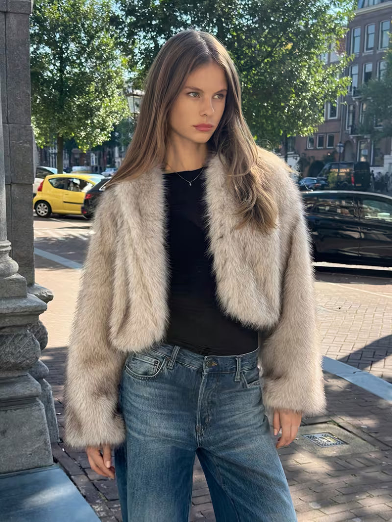 Women's Long-Sleeve Knit Coat – Autumn Winter Sweater Style