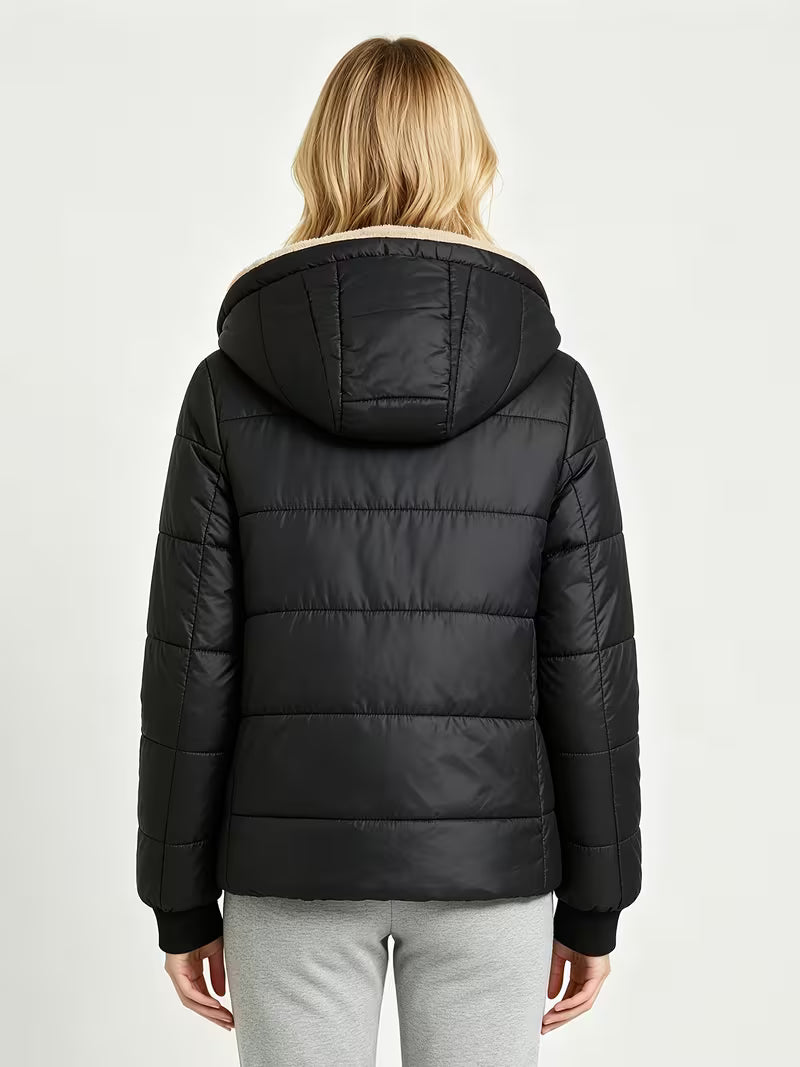 Women's Quilted Winter Jacket – Lightweight Design & Hooded Style