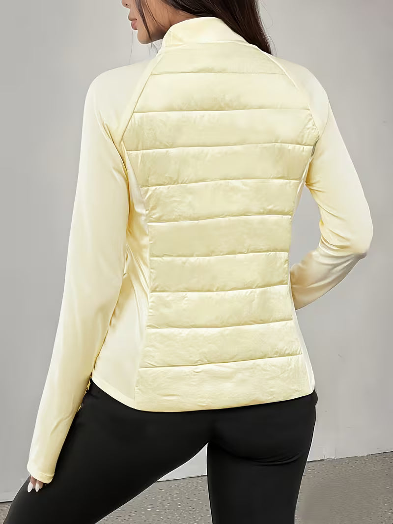 Women's Winter Jacket – Hooded Design & Full-Zip Closure