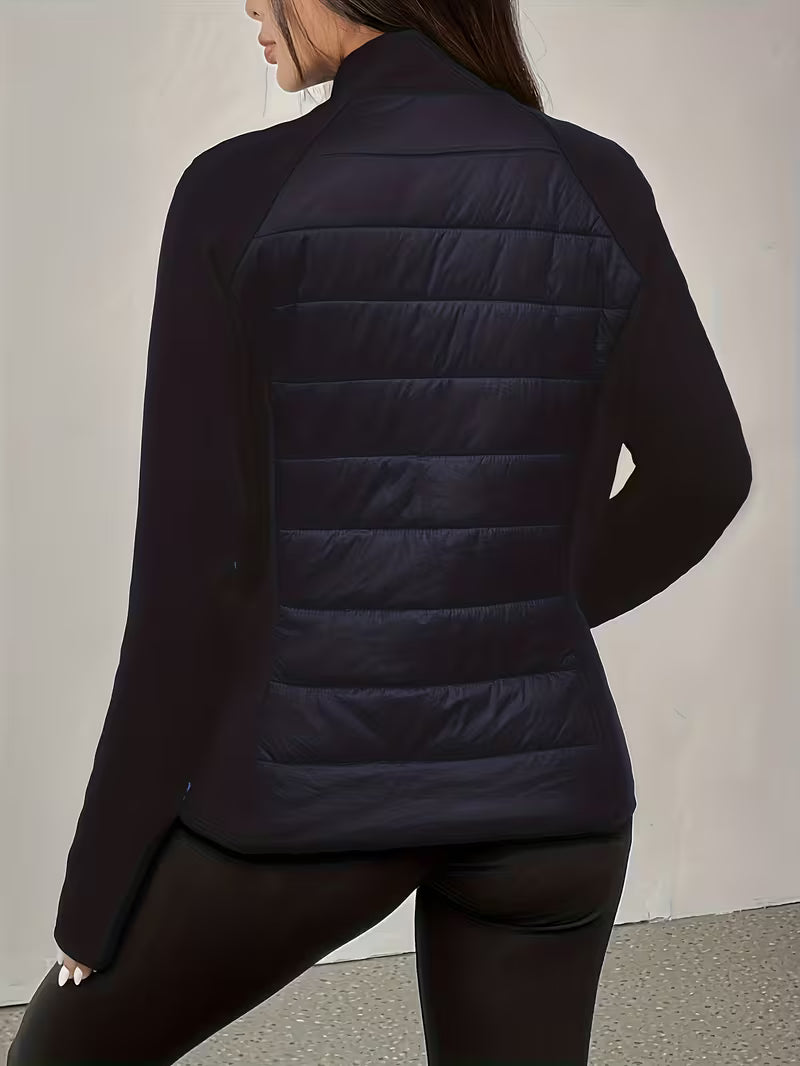 Women's Winter Jacket – Hooded Design & Full-Zip Closure
