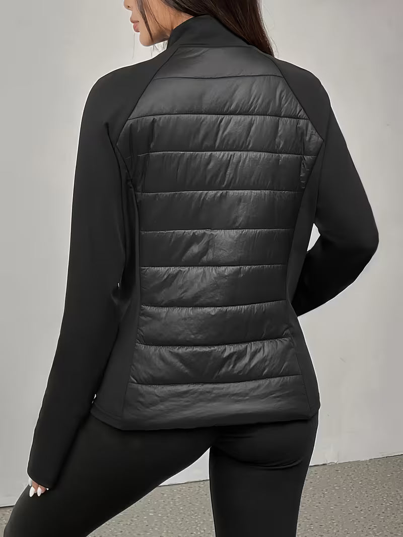 Women's Winter Jacket – Hooded Design & Full-Zip Closure