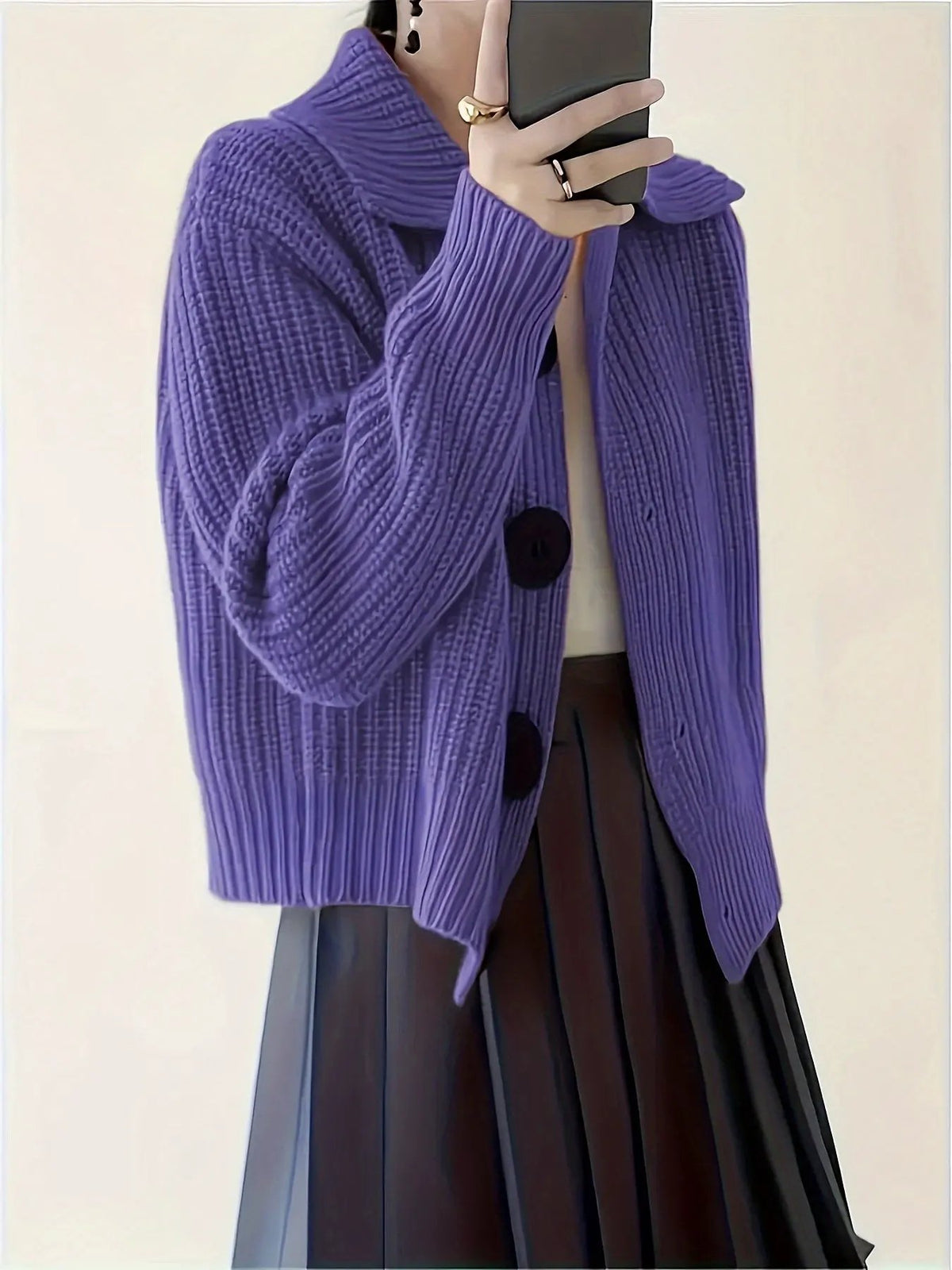 Eileen | Cozy Ribbed Knit Sweater by My Store