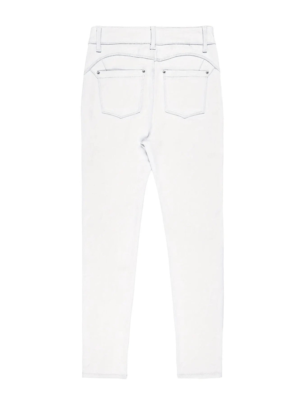 Women's High-Waist Skinny Jeans with Gentle Stretch-Women's Jeans-Bellmaren-Black-S-My Store