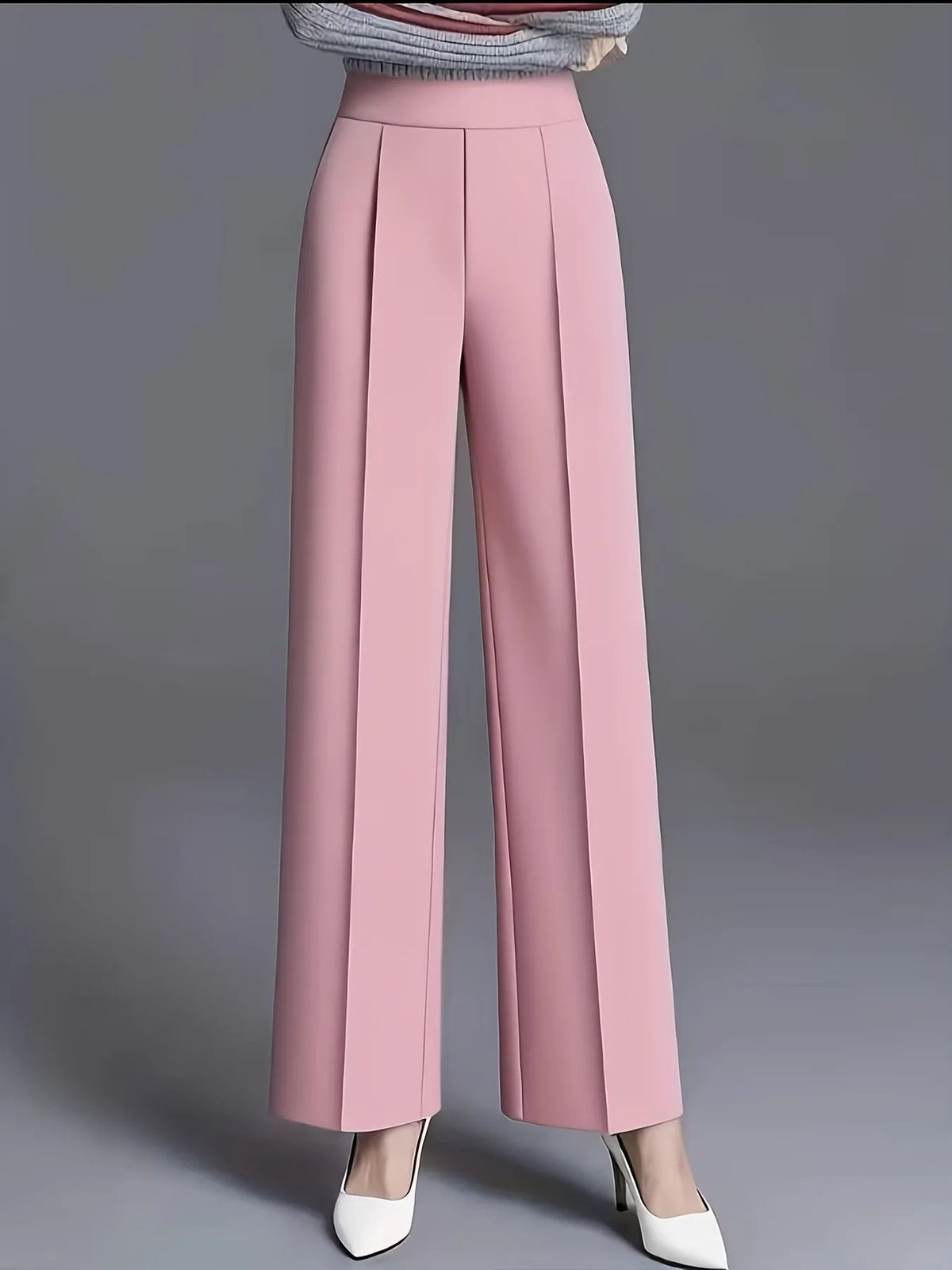 Claudia | High-Waisted Wide-Leg Pants by My Store