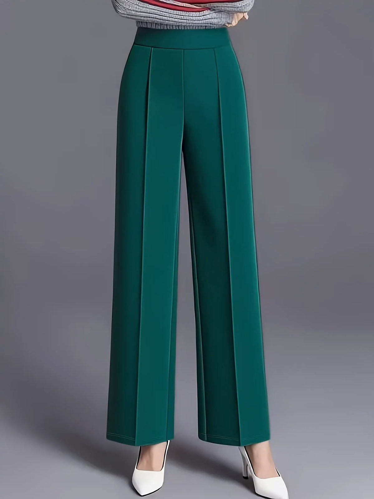Claudia | High-Waisted Wide-Leg Pants by My Store