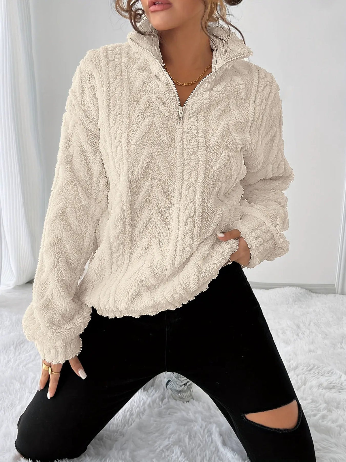 Kristen | Cozy Textured Pullover by My Store