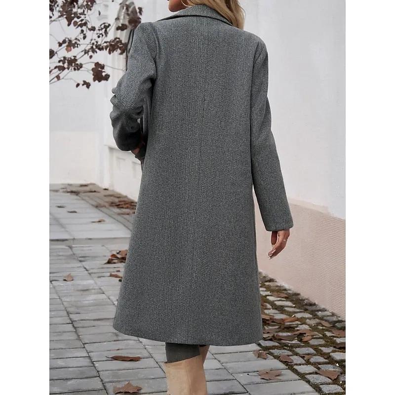 Lucia | Tailored Longline Coat by My Store